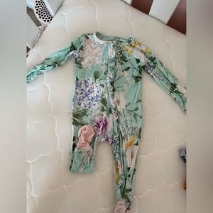 Posh Peanut 3-6 Month Footie Ruffled